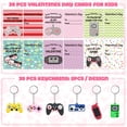 thumbnail image 2 of Paquete de 30 tarjetas de San Valentín con llavero, regalo para el aula de los niños, 2 of 7