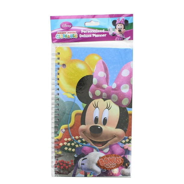 Disney Minnie Mouse Clubhouse Planificateur de Luxe Personnalisé