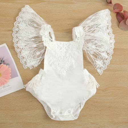 

Baby Girls Infant Clothes Lace Ruffle Romper Jumpsuit Playsuit Sunsuit Outfits Clothing