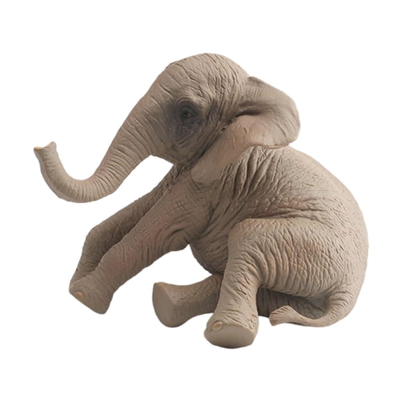 jifeng Figurine d'Éléphant Collection Animaux Figurines pour Enfants Tout-Petits Cadeau d'Anniversaire 4145