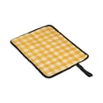 thumbnail image 3 of 15"x11" Outdoor Sitting Mat Waterproof Oxford Cloth Seat Cushion Mini Folding Foam Yellow White, 3 of 6