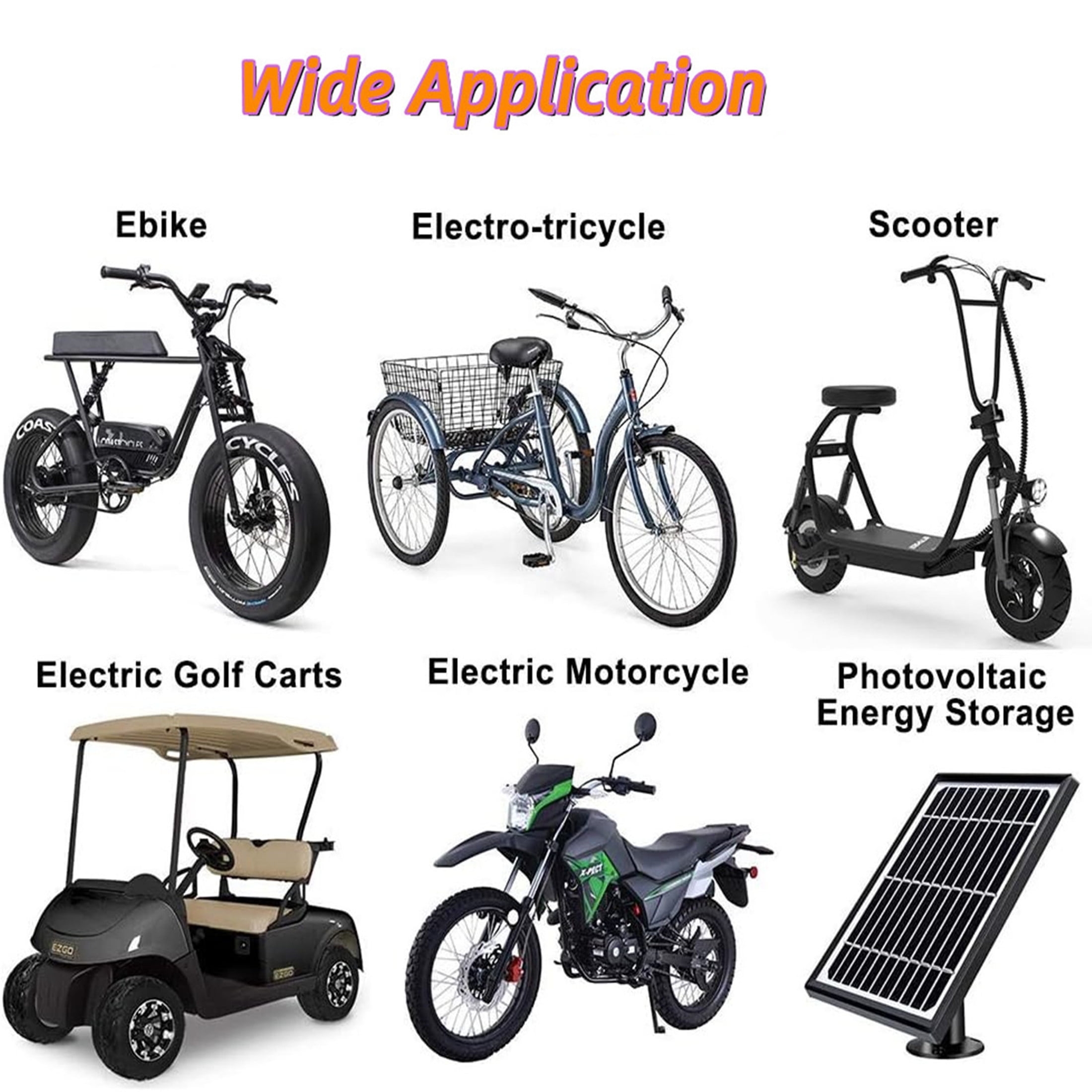48V Ebike Battery 12Ah 10Ah 8Ah Lithium Li ion Battery for 500W Electric Bike Bicycle Scooter Motor with BMS Charger