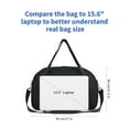 thumbnail image 5 of Underseat Bag Weekender Travel Duffel Tote with Adjustable Shoulder Straps for Spirit Airlines Personal Item Bag 18x14x8 for Gym Overnight, Black, 5 of 7
