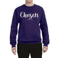 thumbnail image 2 of Wild Bobby Chosen 1 Peter 2:9 Inspirational/Christian Unisex Crewneck Graphic Sweatshirt, Purple, XX-Large, 2 of 5