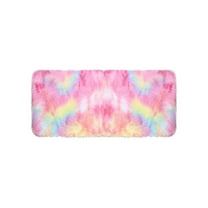 Btomtd 15.74' x 31.49' Solid Color Entryway Mat Bath Floor Mat Absorbent Doormat for Tub Shower Area Machine Washable Carpet, Multicolor