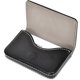 thumbnail image 1 of Tarjetero de cuero sintético para tarjetas de visita, tarjetero de cuero sintético, tarjetero para tarjetas de crédito, tarjetero para hombre, tarjetero para billetera, 10 x 6,5 x 1,7 cm (negro), 1 of 5