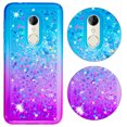 thumbnail image 6 of FIEWESEY For Alcatel 3 Case Bling Liquid Floating Luxury Glitter Soft Case for Girls Women Phone Case Compatible with Alcatel Revvl 2 Alcatel REVVL 2 / 5052W Revvl 2 / T-Mobile Revvl 2 - Blue+Purple, 6 of 6