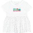 thumbnail image 3 of Inktastic Love Train Girls Baby Dress, 3 of 5