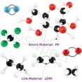 thumbnail image 3 of 126 Pcs Organic Chemistry Molecular Model Student and Teacher Kit, Molecular Model Set for Inorganic & Organic Chemistry - 63 Atoms & 62 Links & 1 Short Link Remover Tool, 3 of 7