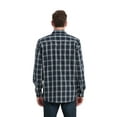 thumbnail image 4 of Onimisc Men's Casual Button Down Shirts Cotton Long Sleeve Plaid Work Shirts for Men, 4 of 7