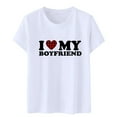 thumbnail image 5 of adviicd Hauts de Sortie pour Femmes T-Shirts à Manches Courtes pour Femmes Col Rond Déchiré Découpé Été Décontracté Basique T-Shirts Hauts Blanc, TG, 5 of 5