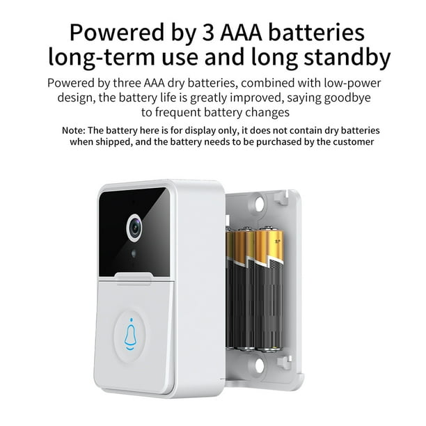 Smart Doorbell WiFi Smart Visual Doorbell Support Cambiador de voz para monitor de hogar