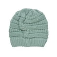 thumbnail image 2 of Winter Knitted Beanies w/ Sequins - Mint, 2 of 3