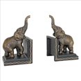 thumbnail image 2 of Design Toscano Triumphant Elephant Cast Iron Sculptural Bookend Pair, 2 of 4