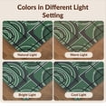 thumbnail image 7 of Design&I 5'x7' Washable Area Rug Snag-Free, Skid-Resistant Motif Bold Pitch Frame Door Center Goal Soccer Field Stadium Playful Expressive for Dining Room, Under Table, Home Office, 7 of 7