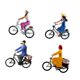 thumbnail image 5 of 4 piezas de figuras de ciclistas a escala 1/87, modelo de diminutas, escena de bricolaje, jardín de hadas, figuras de ciclistas hombres y, 5 of 8