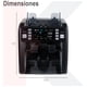 thumbnail image 2 of Contador de Billetes Touch Grado Bancario Con Doble Bandeja Kishnell 1000 x min Negro, 2 of 6