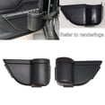 thumbnail image 4 of Reemplazo de de Bolsas de Puerta Delantera de 2 Piezas para 2011-2018 JK JKU Interior de 2/4 Puertas Negro, ajuste de perfecto, Reemplaz Yotijar inserte el almacenamiento de la puerta, 4 of 10
