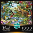 thumbnail image 1 of Buffalo Games Vivid Leopard Jungle 1000 Piece Jigsaw Puzzle, 1 of 5
