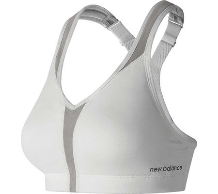 new balance white sports bra