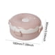 thumbnail image 4 of Bsvklp Fiambrera Bento Con Forma Donut 3 Compartimentos 900ml Con Cuchara Tenedor (Rosa), 4 of 7