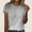 Gray, variant on Uaswgudfs Trendy Summer Tees for Women Gradient Color Short Sleeve Tops, Crew Neck Lightweight Pullover, Loose Dressy Casual Blouse (Basic Clothes)