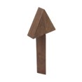 thumbnail image 1 of FixtureDisplays® Triangle Top with Triangle Handle Wood Beer Tap Handle Header Keg Handle Faucet Pub Draft Marker Brand Generic For Ferrule Order 16681 16684, 1 of 2