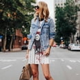 thumbnail image 4 of Fotbe American Flag Eagle Art Vestido de Verano sin Mangas para Mujer – Vestido Midi Línea A, Estilo Camiseta Floral, Vestido Playero Casual y Fluido, 4 of 7