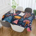 thumbnail image 2 of Yayeee Tablecloths 54" x 54" Rectangle Wrinkle Resistant Party Table Cover, Pink Christmas Splendor, 2 of 8
