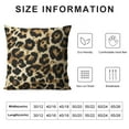 thumbnail image 5 of Autua Cheetah print pillowcase home décor Leopard print pillowcase decorates bed sofa cushion cover 18x18in, 5 of 5