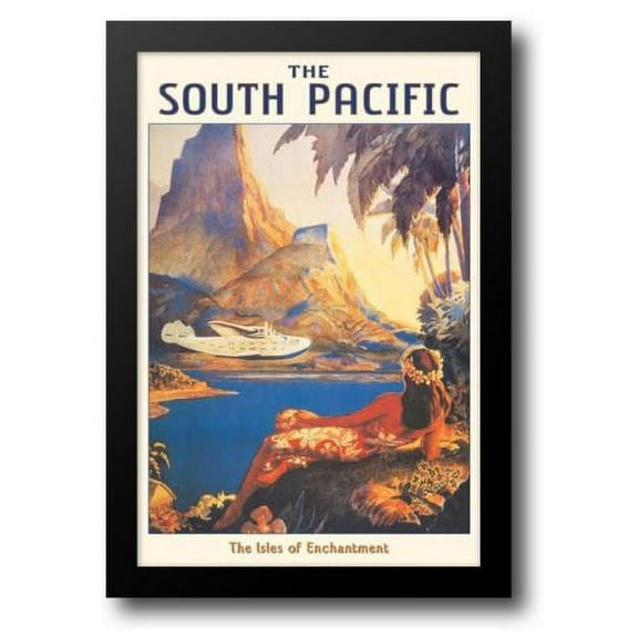 South Pacific-Isles of Enchantment 28x40 Framed Art Print