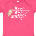 thumbnail image 4 of Inktastic Tennessee Home is Where The Heart is with Watercolor Floral Girls Baby Bodysuit, 4 of 5