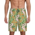 thumbnail image 1 of Fotbe Snake And Floral Pantalones Cortos de Pijama para Hombre, Ropa de Dormir, Pantalones de Pijama Cortos para Hombre-Medium, 1 of 6