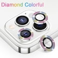 thumbnail image 1 of Cristal de protección de lente de cámara para iPhone 14 13 12 11 Pro Max lente anillo de Metal Protector en iPhone 12 13 Mini 14Plus 14Pro Max película Dengxun unisex, 1 of 2
