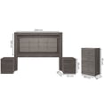 thumbnail image 4 of Recamara KS 4 Piezas Kirena Sin Espejo Gris - Kessa Muebles, 4 of 5