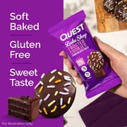 Quest Bake Shop Frosted Cookies, Chocolate Cake Flavor, 10g Protein, 8 Count