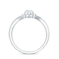 thumbnail image 2 of Rosec Jewels Certified Lab Diamond Oval Engagement Ring 1 Carat - 6x8 mm - EF-VS Quality, 14K White Gold, US 5.00, 2 of 8