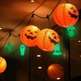 thumbnail image 3 of Accesorios de fiesta de calabaza fantasma de adorno de resina luminosa de Halloween para el jardín del hogar (B) Sywqhk Libre de BPA, 3 of 7