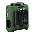 thumbnail image 1 of CAZOKASI - Ventilador portátil con clip de cintura de 10000 mAh, ventilador portátil para el cuerpo, potente ventilador para enfriar y prevenir golpes de calor de hasta 40 horas (verde), 1 of 5