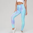thumbnail image 3 of Tbopshirt Yoga Pants for Womens Pants Plus Size,Fashion Casual Printed Gradient Span High Waist Wide Leg Trousers Long Pants,Tummy Control Leggings for Women, 3 of 3