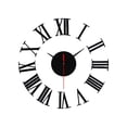 thumbnail image 2 of DIY Wall Clock - Frameless Mute Mirror Sticker Decor, Self-Adhesive EVA Foam Digits for Home Office Cafe & Hall, 20" Customizable Silent Clock, 2 of 6