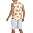 thumbnail image 2 of Sikiie Squirrel Playing Basketball Jersey Reversible Men's Mesh Athletic Sports Shirts Training Practice S-4XLSmall, 2 of 6