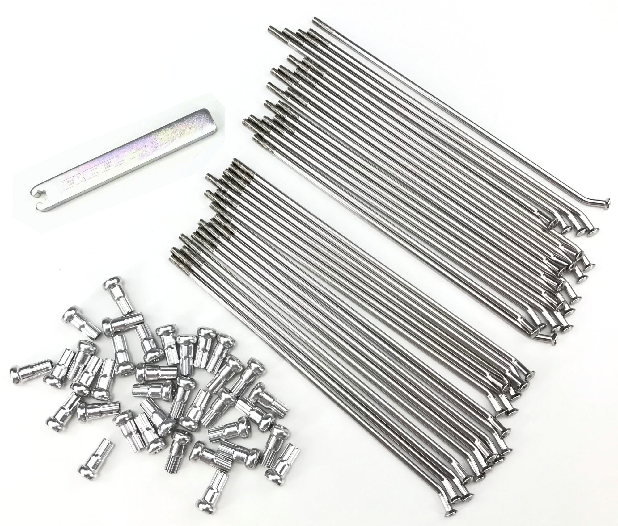 Excel Stainless Rear Spoke & Nipple Set 19x1.85/2.15 (36pc) (XS831197