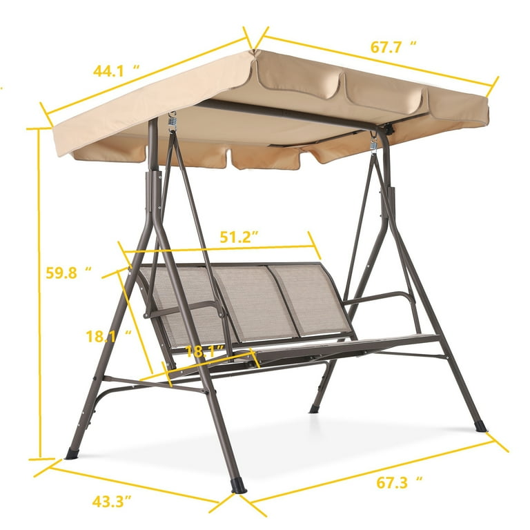 3 person 2024 swing walmart