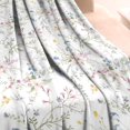 thumbnail image 3 of Pioneer Flower Blanket,Comfortable Soft Flannel Throw Blanket,All Season,Warm Lightweight Blankets for Sofa Bed Couch Living Room Chair,40"x50"(100x130cm), 3 of 4