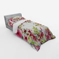 thumbnail image 3 of Ambesonne Pink Bedding Set 4 Pcs, Summer Bud Spring, Queen, Green and Pink, 3 of 3