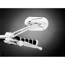 Kuryakyn Large Magnum Plus Chrome Mirror w/Flat Glass (1412)