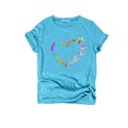 thumbnail image 2 of Puntoco Mujeres Casual Manga Corta Impresión Camiseta Suelta tops Blusa Puntoco Puntoco-5753, 2 of 3