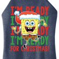 thumbnail image 3 of SpongeBob SquarePants - I'm Ready For Christmas - Juniors High Neck Tank Top, 3 of 6