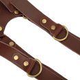thumbnail image 5 of Adjustable Dual Leather Rivet Double Shoulder Digital Camera Shoulder Strap Harness Accessory, 5 of 5